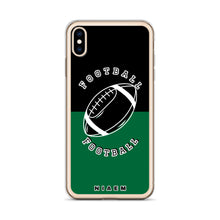 Load image into Gallery viewer, American Football iPhone Case (Black &amp; Green 1)