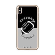 Load image into Gallery viewer, American Football iPhone Case (Black &amp; Grey 2)