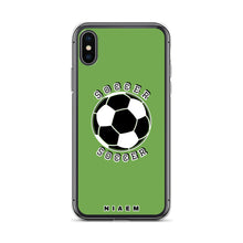 Load image into Gallery viewer, Soccer iPhone Case (Green)