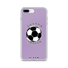 Load image into Gallery viewer, Soccer iPhone Case (Purple 2)