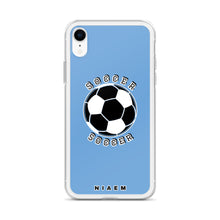 Load image into Gallery viewer, Soccer iPhone Case (Blue 1)