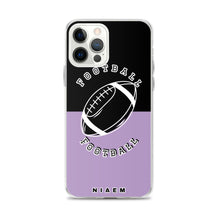 Load image into Gallery viewer, American Football iPhone Case (Black &amp; Purple 2)