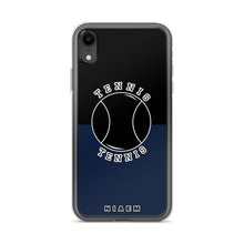 Load image into Gallery viewer, Tennis iPhone Case (Black &amp; Navy)