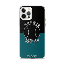 Load image into Gallery viewer, Tennis iPhone Case (Black &amp; Blue 4)