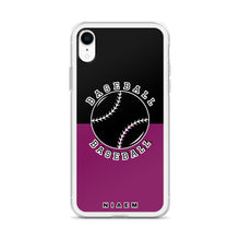 Load image into Gallery viewer, Baseball iPhone Case (Black &amp; Pink 6)