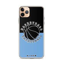 Load image into Gallery viewer, Basketball iPhone Case (Black &amp; Blue 1)