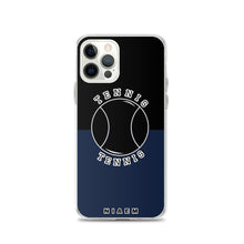 Load image into Gallery viewer, Tennis iPhone Case (Black &amp; Navy)