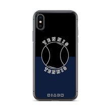 Load image into Gallery viewer, Tennis iPhone Case (Black &amp; Navy)
