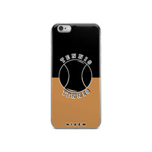 Load image into Gallery viewer, Tennis iPhone Case (Black &amp; Nude)