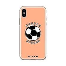 Load image into Gallery viewer, Soccer iPhone Case (Orange 2)
