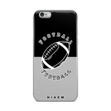 Load image into Gallery viewer, American Football iPhone Case (Black &amp; Grey 2)