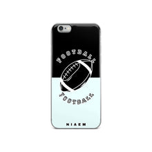 Load image into Gallery viewer, American Football iPhone Case (Black &amp; Blue 5)