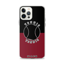 Load image into Gallery viewer, Tennis iPhone Case (Black &amp; Red 2)