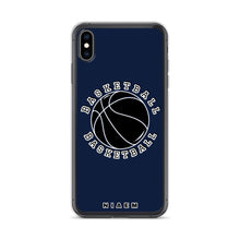 Load image into Gallery viewer, Basketball iPhone Case (Navy)