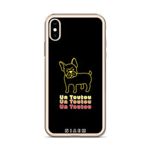 Load image into Gallery viewer, Yellow Un Toutou iPhone Case