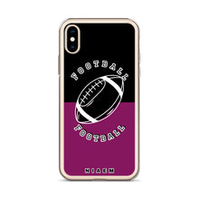 Load image into Gallery viewer, American Football iPhone Case (Black &amp; Pink 6)
