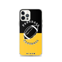 Load image into Gallery viewer, American Football iPhone Case (Black &amp; Yellow)
