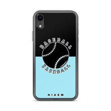 Load image into Gallery viewer, Baseball iPhone Case (Black &amp; Blue 6)