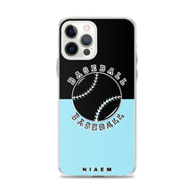 Load image into Gallery viewer, Baseball iPhone Case (Black &amp; Blue 6)