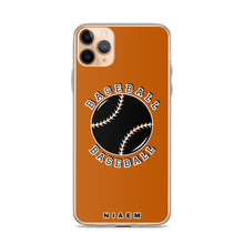 Load image into Gallery viewer, Baseball iPhone Case (Brown 1)