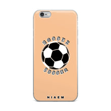 Load image into Gallery viewer, Soccer iPhone Case (Nude 1)