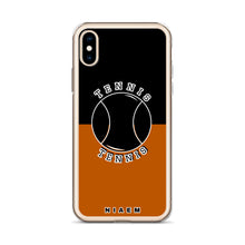 Load image into Gallery viewer, Tennis iPhone Case (Black &amp; Brown 1)