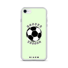 Load image into Gallery viewer, Soccer iPhone Case (Green 2)