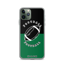 Load image into Gallery viewer, American Football iPhone Case (Black &amp; Green 1)