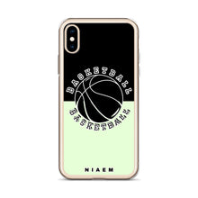 Load image into Gallery viewer, Basketball iPhone Case (Black &amp; Green 2)