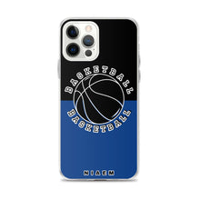 Load image into Gallery viewer, Basketball iPhone Case (Black &amp; Blue 2)