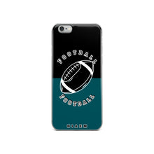 Load image into Gallery viewer, American Football iPhone Case (Black &amp; Blue 4)