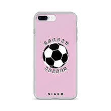 Load image into Gallery viewer, Soccer iPhone Case (Pink 4)