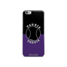 Load image into Gallery viewer, Tennis iPhone Case (Black &amp; Purple)