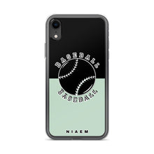 Load image into Gallery viewer, Baseball iPhone Case (Black &amp; Green 5)
