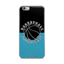 Load image into Gallery viewer, Basketball iPhone Case (Black &amp; Blue)