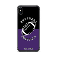Load image into Gallery viewer, American Football iPhone Case (Black &amp; Purple)