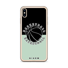 Load image into Gallery viewer, Basketball iPhone Case (Black &amp; Green 5)
