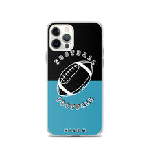 Load image into Gallery viewer, American Football iPhone Case (Black &amp; Blue)