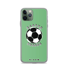 Load image into Gallery viewer, Soccer iPhone Case (Green 4)