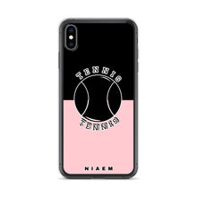 Load image into Gallery viewer, Tennis iPhone Case (Black &amp; Pink 3)