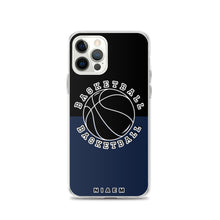 Load image into Gallery viewer, Basketball iPhone Case (Black &amp; Navy)
