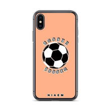 Load image into Gallery viewer, Soccer iPhone Case (Orange 2)