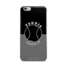 Load image into Gallery viewer, Tennis iPhone Case (Black &amp; Grey)