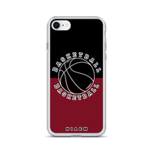 Load image into Gallery viewer, Basketball iPhone Case (Black &amp; Red 2)