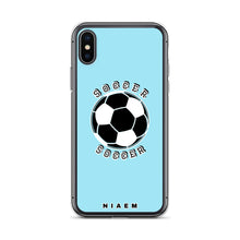 Load image into Gallery viewer, Soccer iPhone Case (Blue 6)