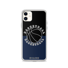 Load image into Gallery viewer, Basketball iPhone Case (Black &amp; Navy)