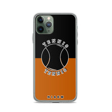 Load image into Gallery viewer, Tennis iPhone Case (Black &amp; Brown 1)