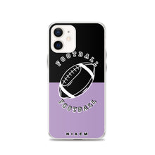 Load image into Gallery viewer, American Football iPhone Case (Black &amp; Purple 2)