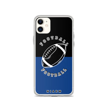 Load image into Gallery viewer, American Football iPhone Case (Black &amp; Blue 2)