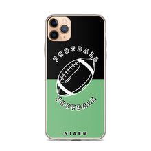 Load image into Gallery viewer, American Football iPhone Case (Black &amp; Green 4)